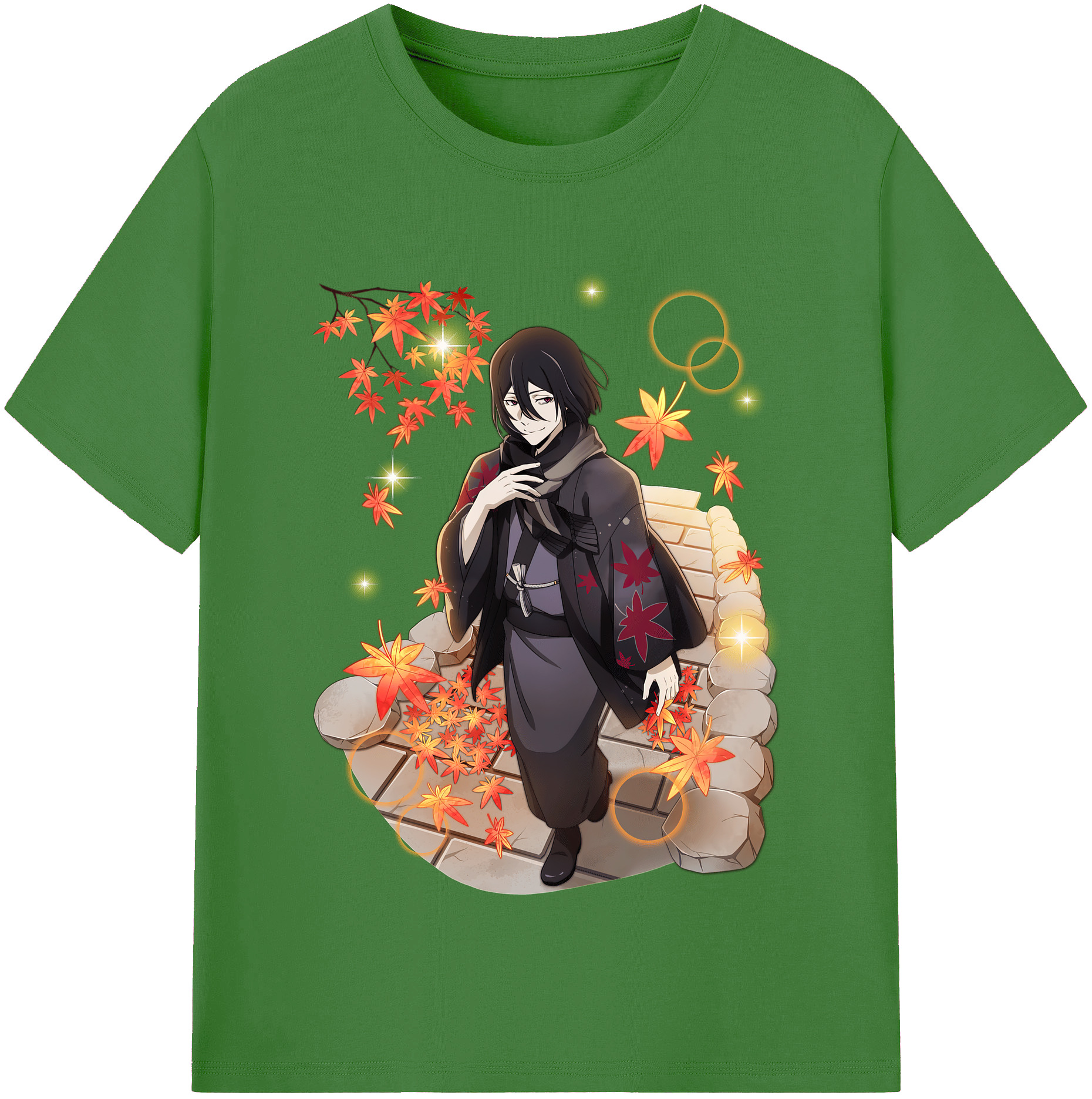 （画像用） 文豪ストレイドッグス Bungo Stray Dogs レディースカジュアルプリントTシャツ（綿100％）